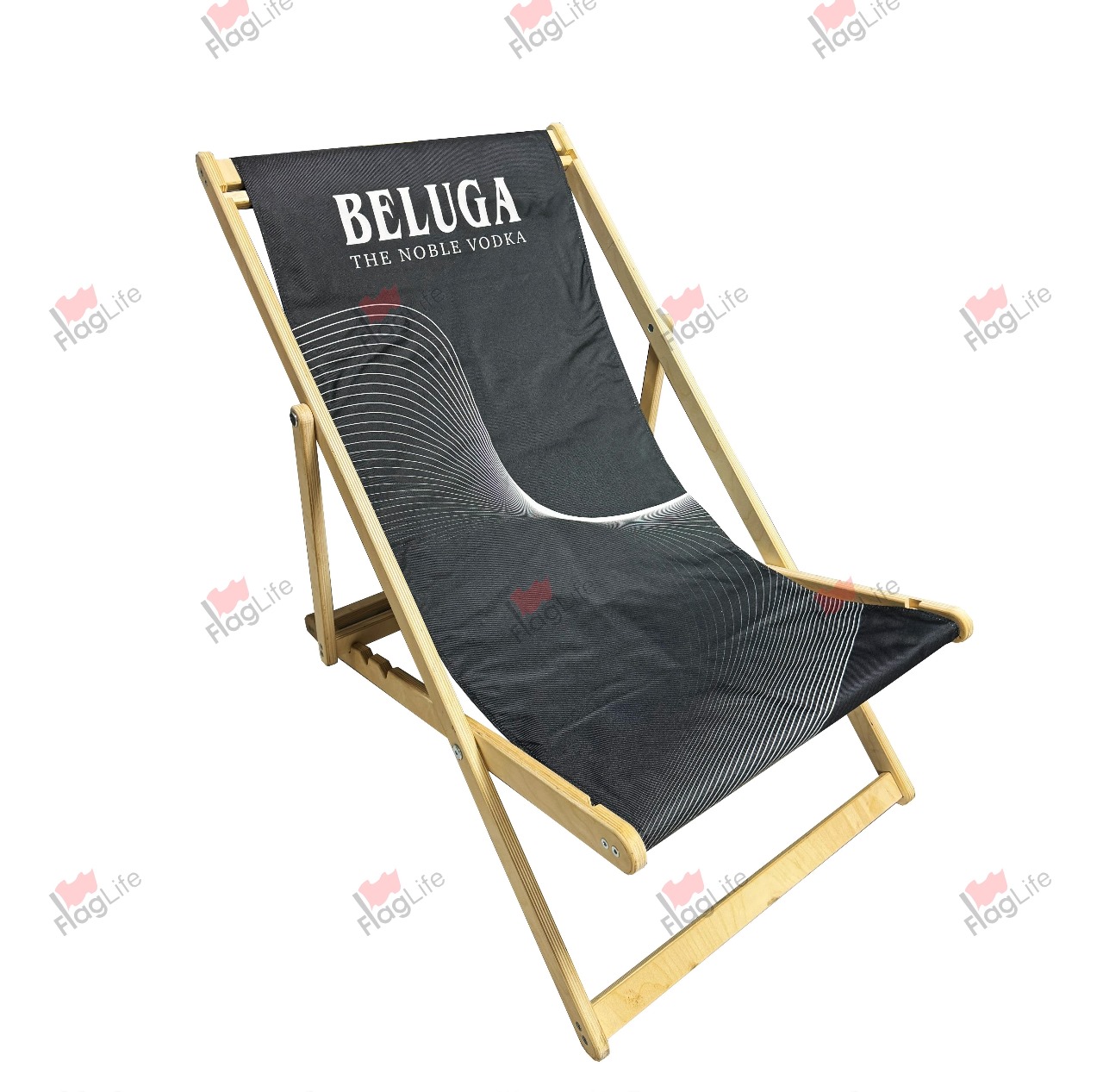 Шезлонг с печатью