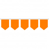 Флажная лента домик одноцветная