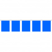 Флажная лента прямоугольная одноцветная