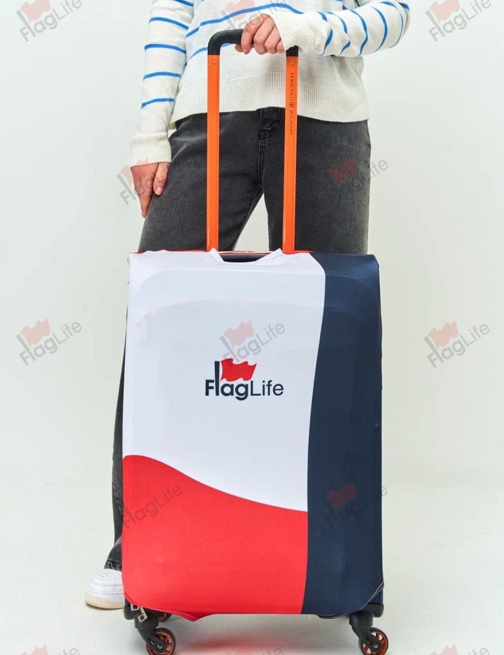 Чехол для чемодана с печатью