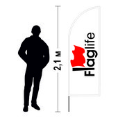 Флагшток Парус 2,1 м