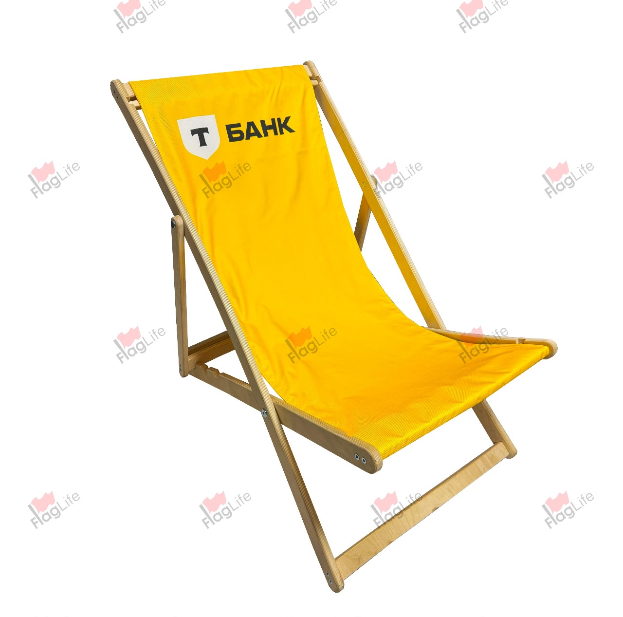 Шезлонг с печатью